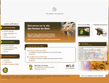 Tablet Screenshot of fermes.tourisme-gers.com