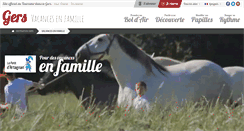 Desktop Screenshot of famille.tourisme-gers.com